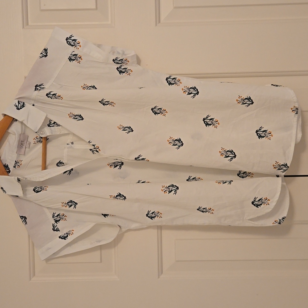 Loft  Outlet dolman sleeve cotton top